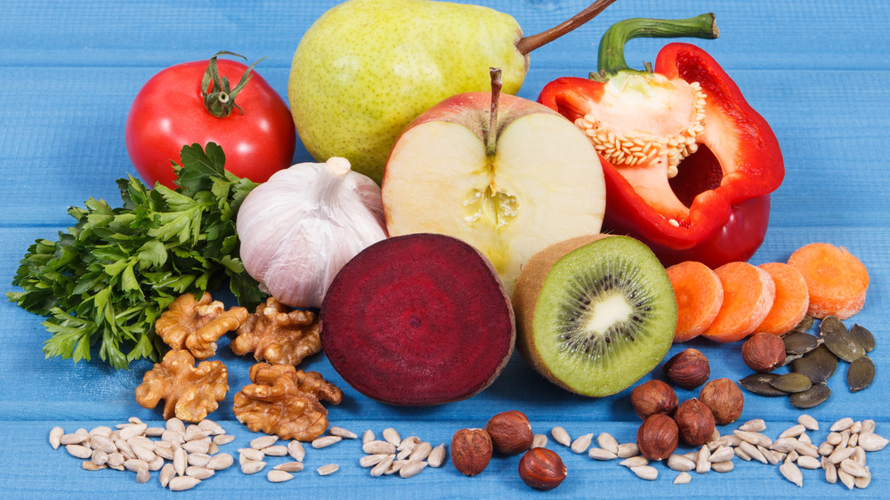A variety of anti-inflammatory foods