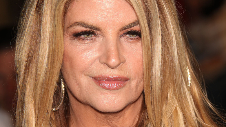 Close up of Kirstie Alley 