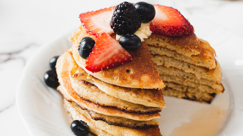paleo pancakes stack