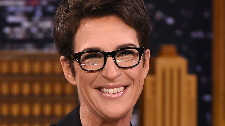 Close up of Rachel Maddow smiling