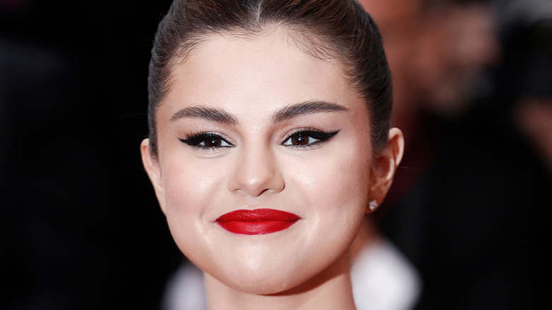Close up of Selena Gomez