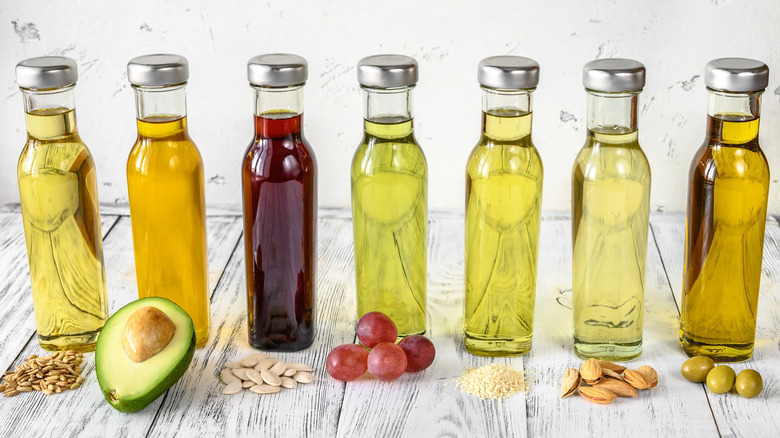 different types of cooking oils
